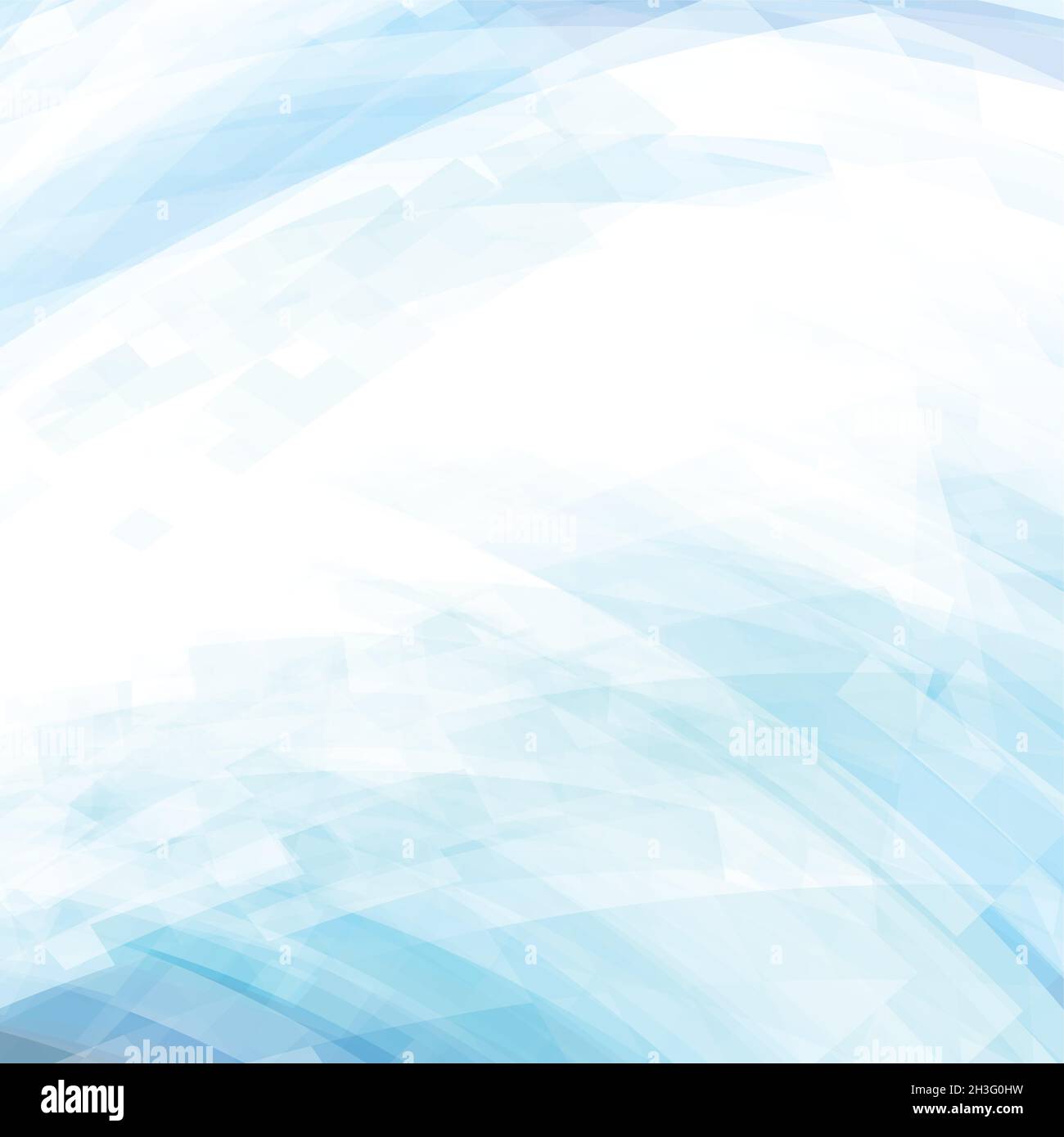 Abstrakter hellcyanfarbener und blauer Hintergrund. Subtiles minimalistisches Vektorgrafikmuster Stock Vektor