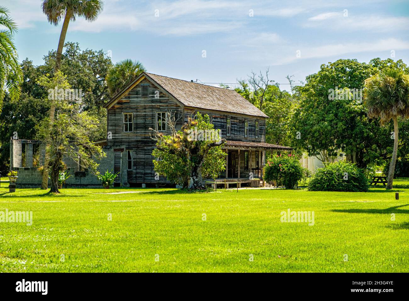 Founders House, Koreshan State Park, Corkscrew Road, Estero, Florida Stockfoto