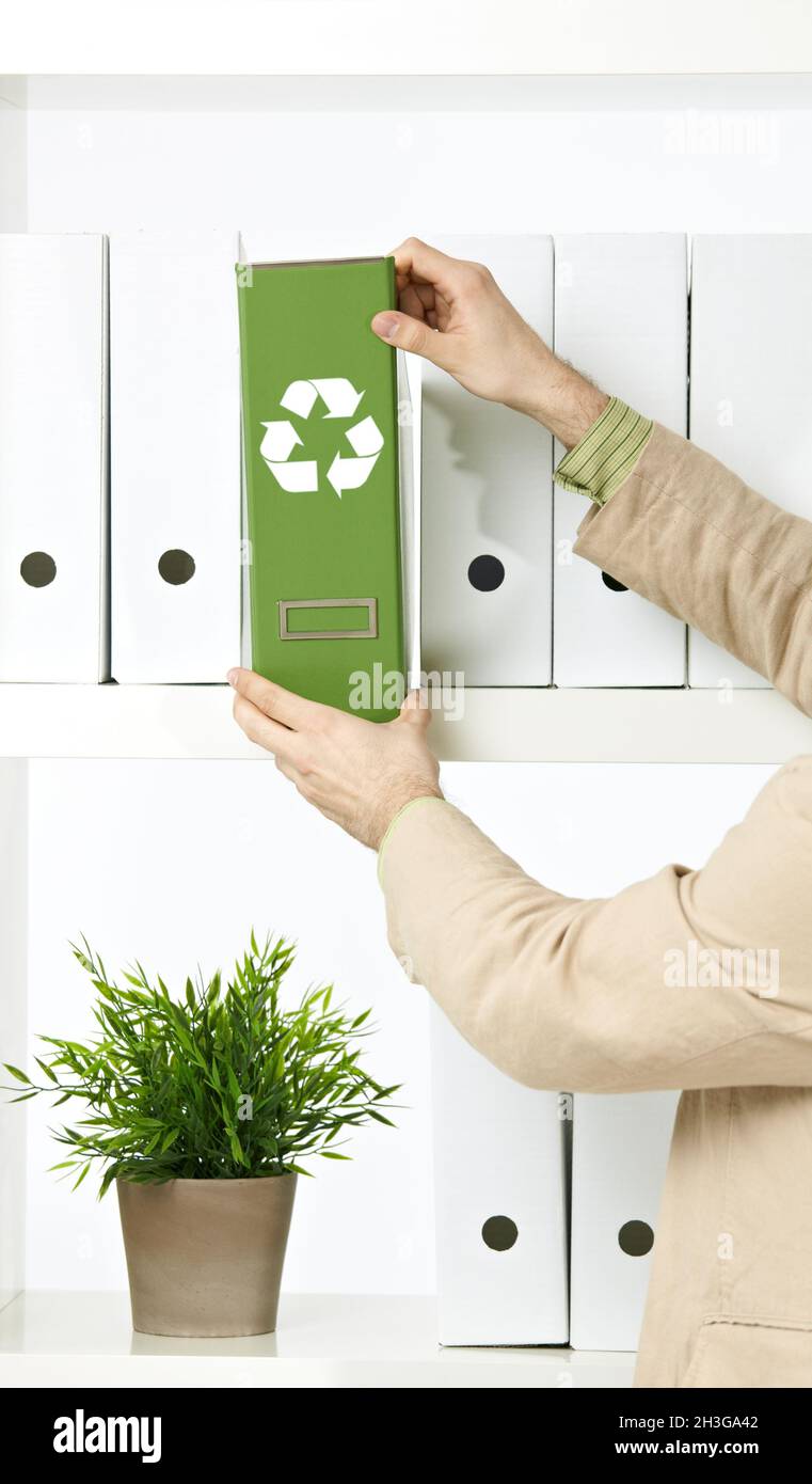 Schonung der Umwelt Stockfoto