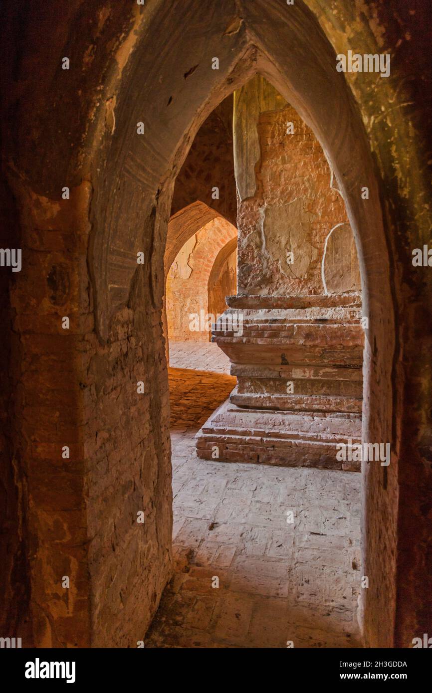 Thabeik Hmauk Tempel in Bagan, Myanmar Stockfoto