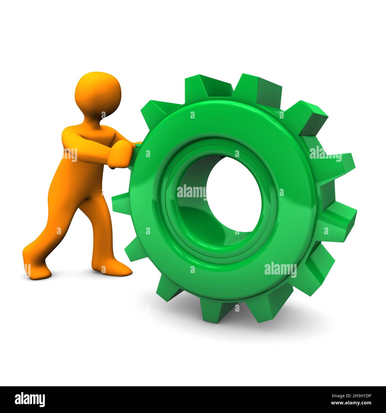 Grüne Ausrüstung Stockfoto