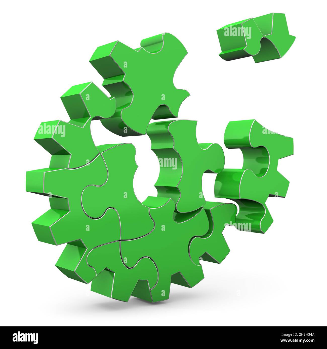 Grüne Ausrüstung Stockfoto