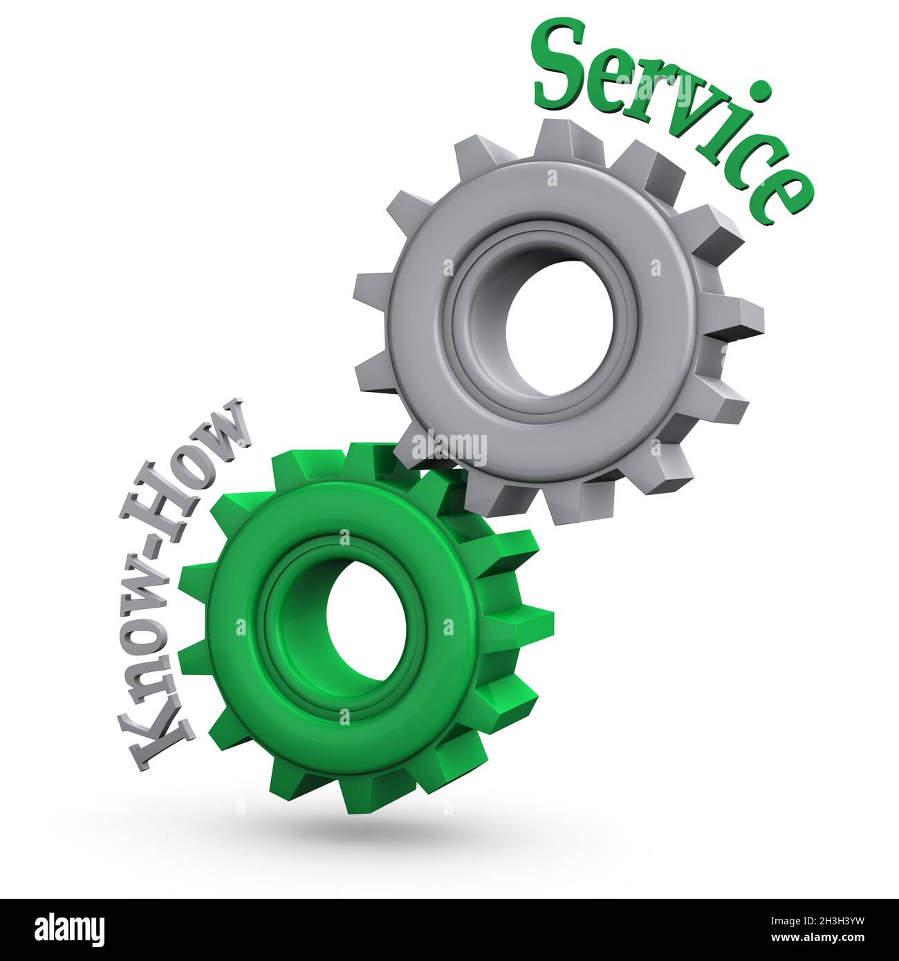 Gears Service Know-How Stockfoto