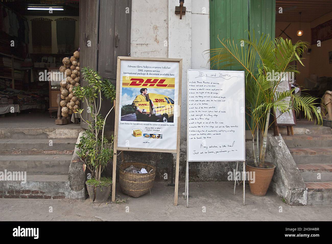 DHL Lao Stockfoto