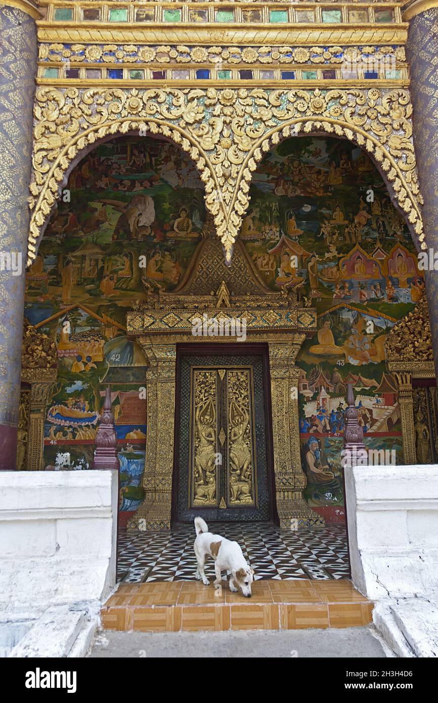 Temple Lao Stockfoto