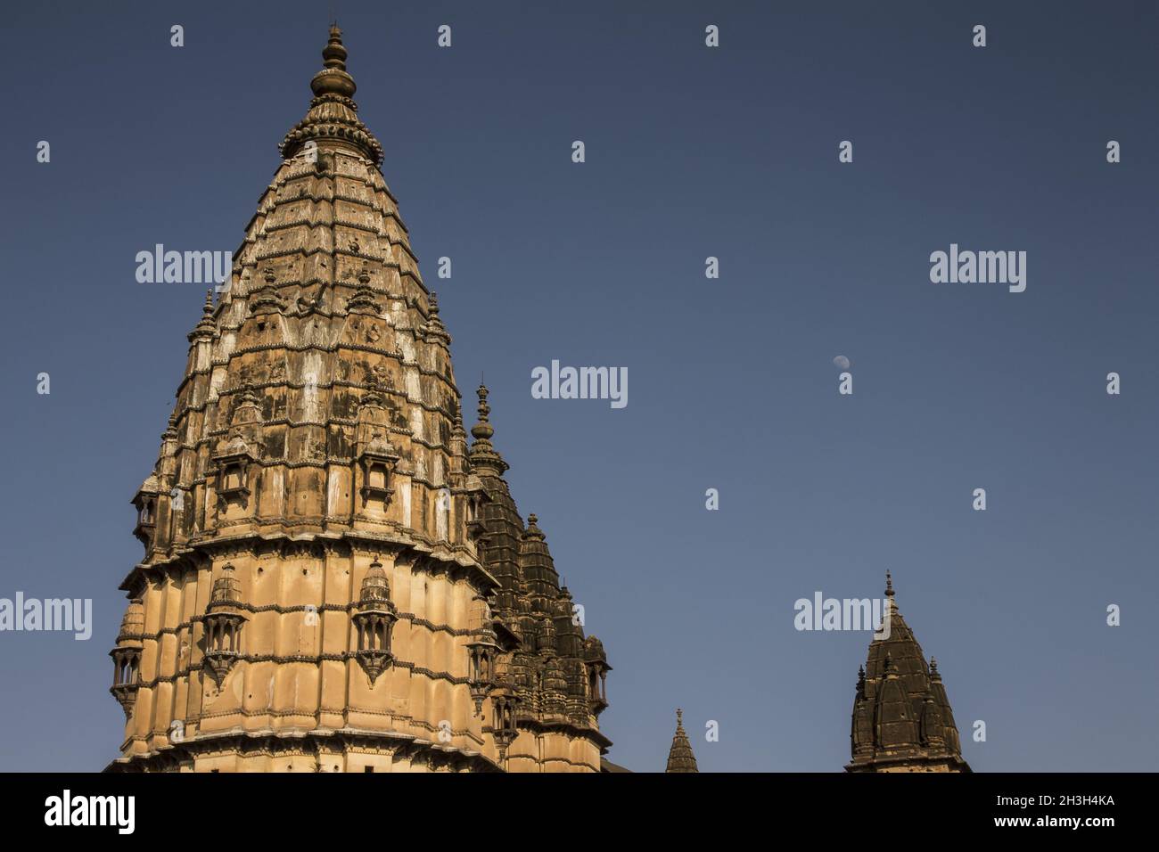 Chaturbhuj Tempel. Orchha, Madhya Pradesh, Indien Stockfoto