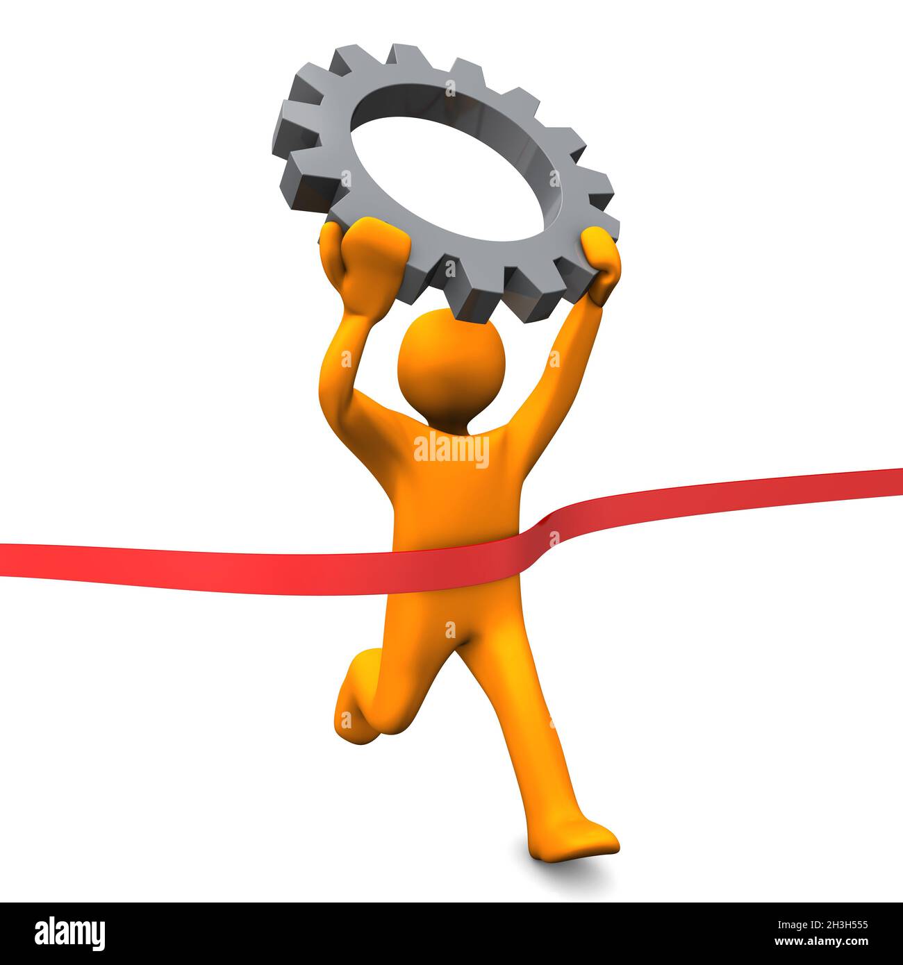 Gewinner Des Technologiewettbewerbs Stockfoto