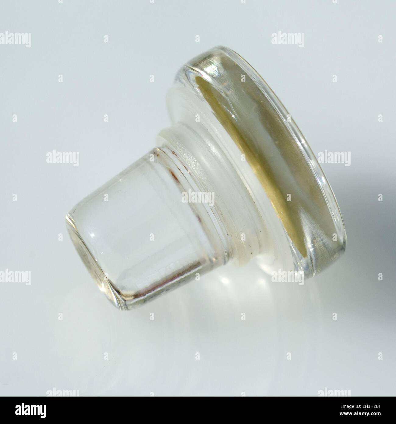 Flaschenstopfen, Glas Stockfoto