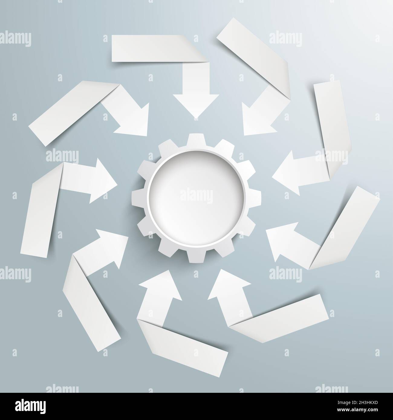 Gang 9 Broken Arrows PIAD Stockfoto