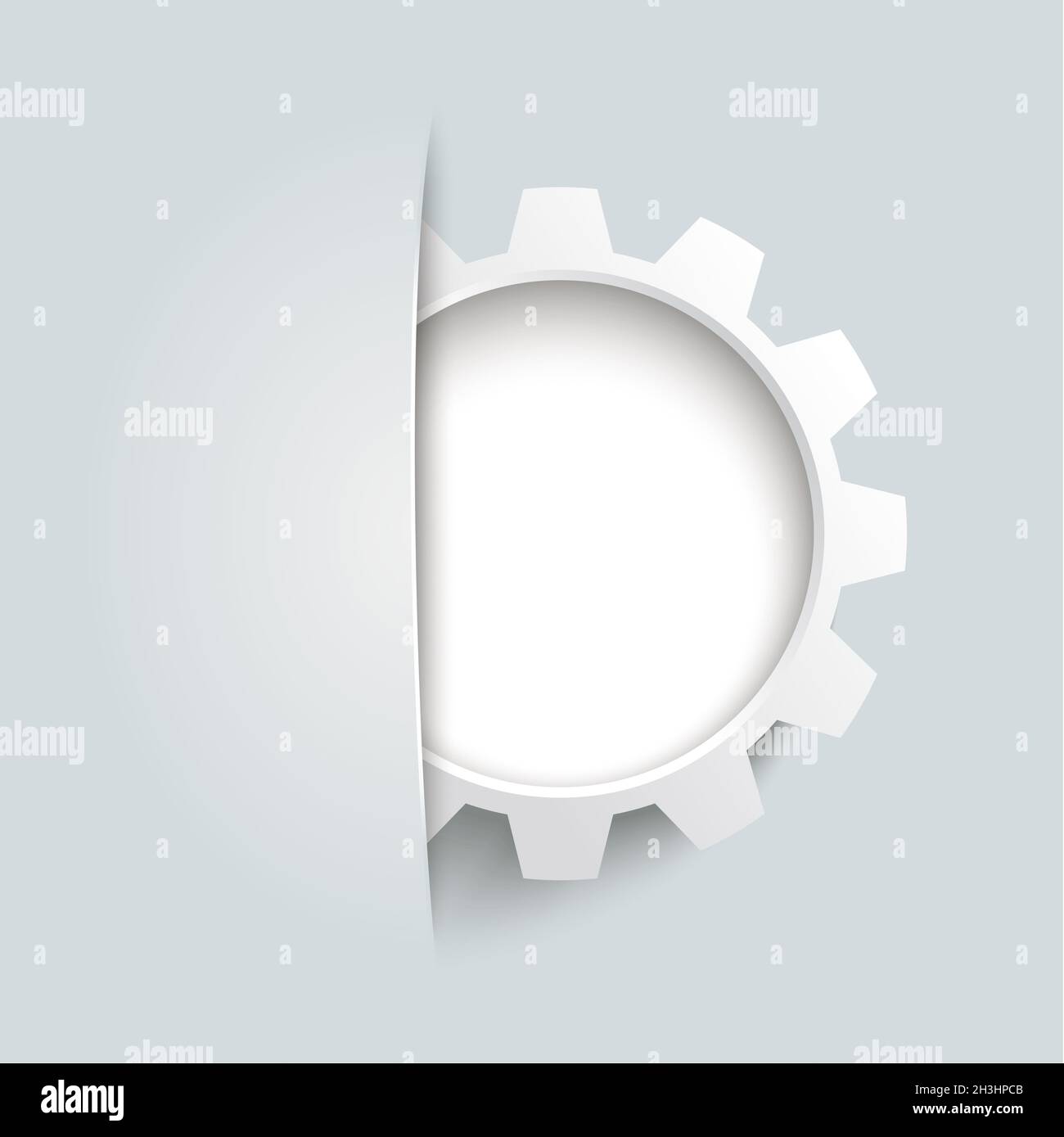 Big White Covert Gear PIAD Stockfoto