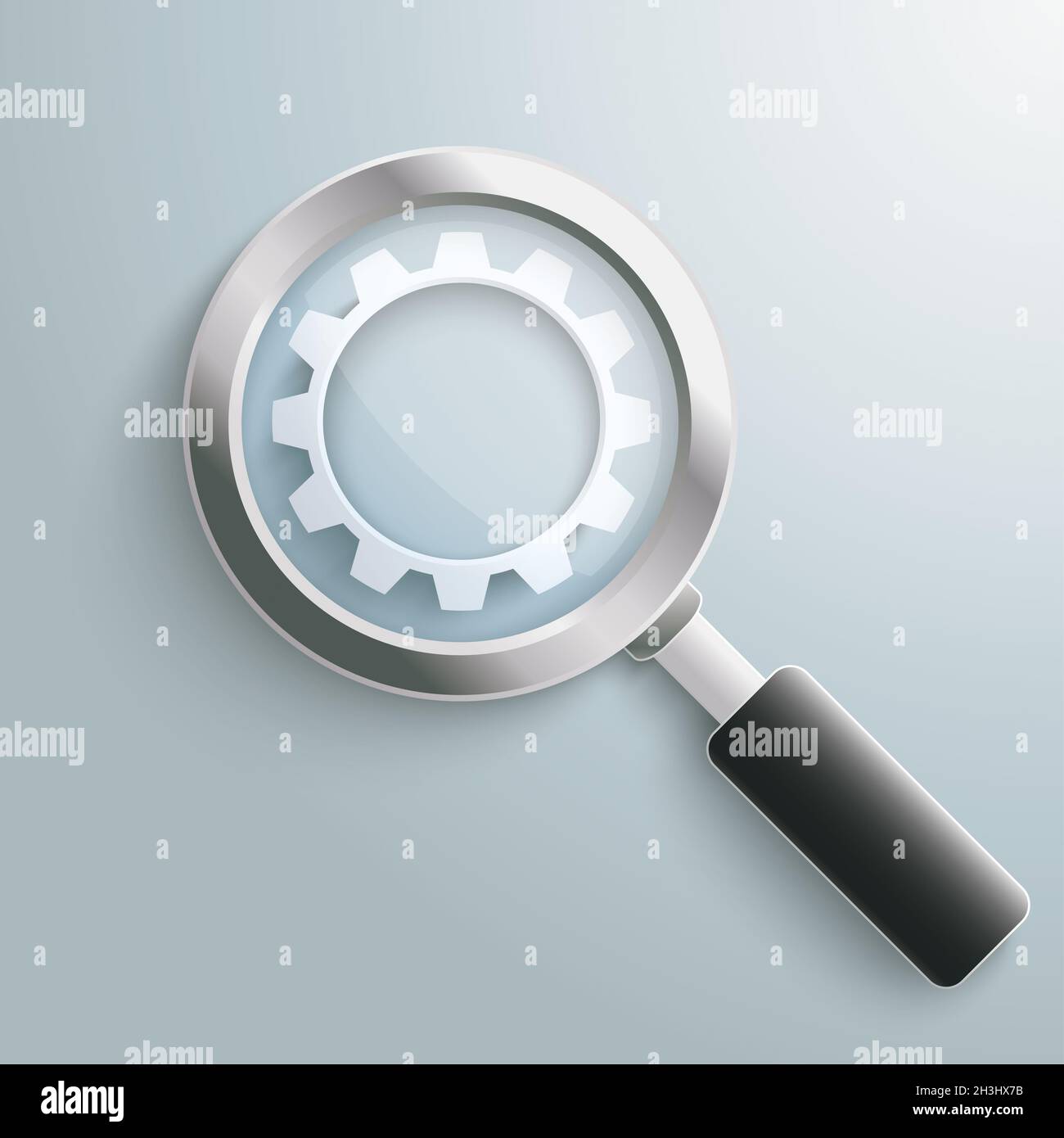 Lupengetriebe PIAD Stockfoto