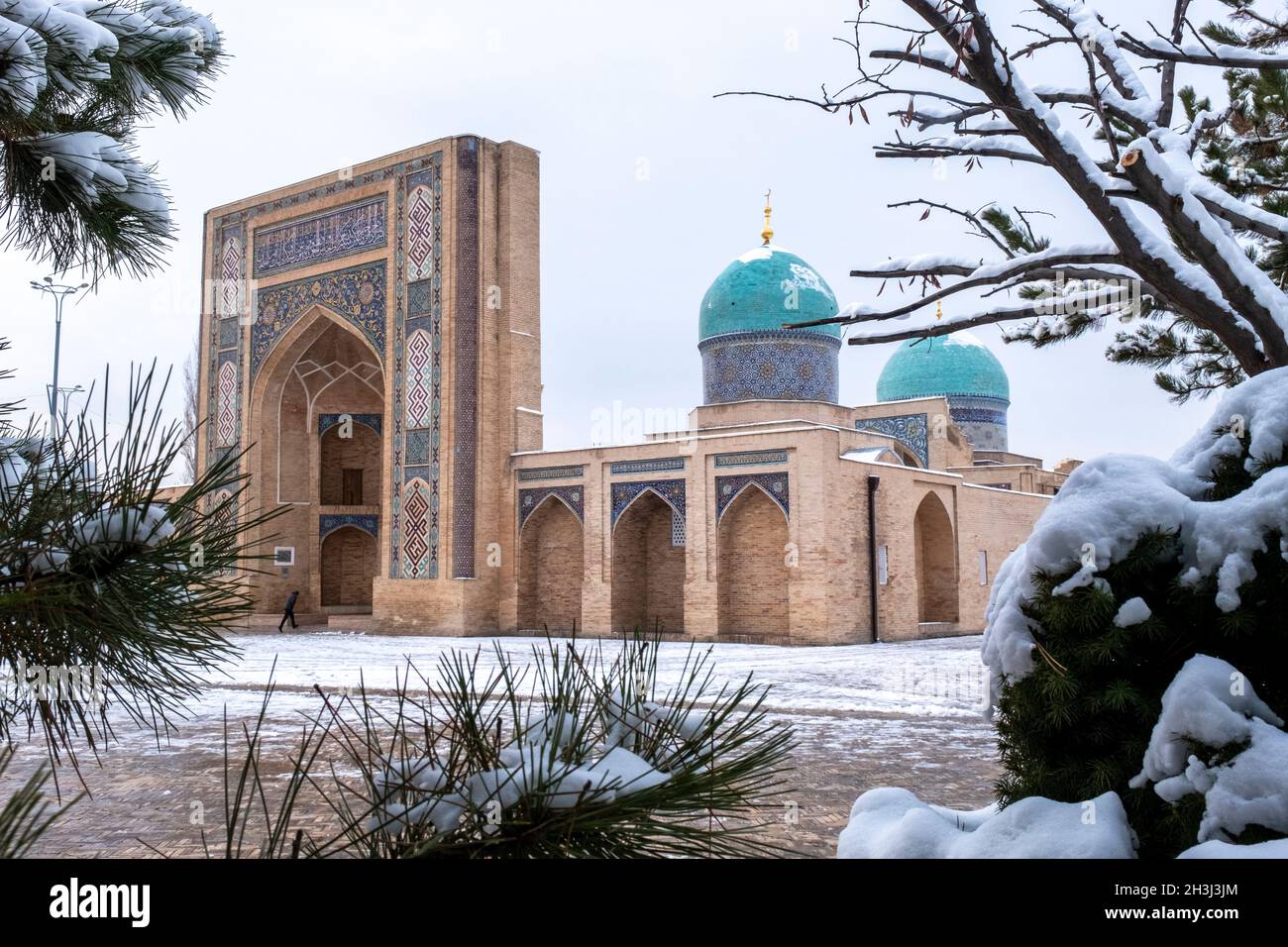 Moschee Khast-Imam im Komplex Hazrati Imam, Taschkent, Usbekistan Stockfoto