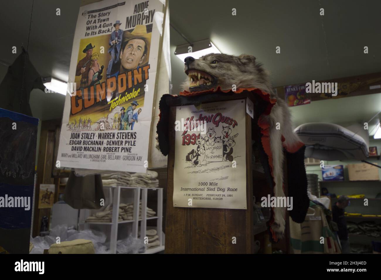 Dawson City Stockfoto