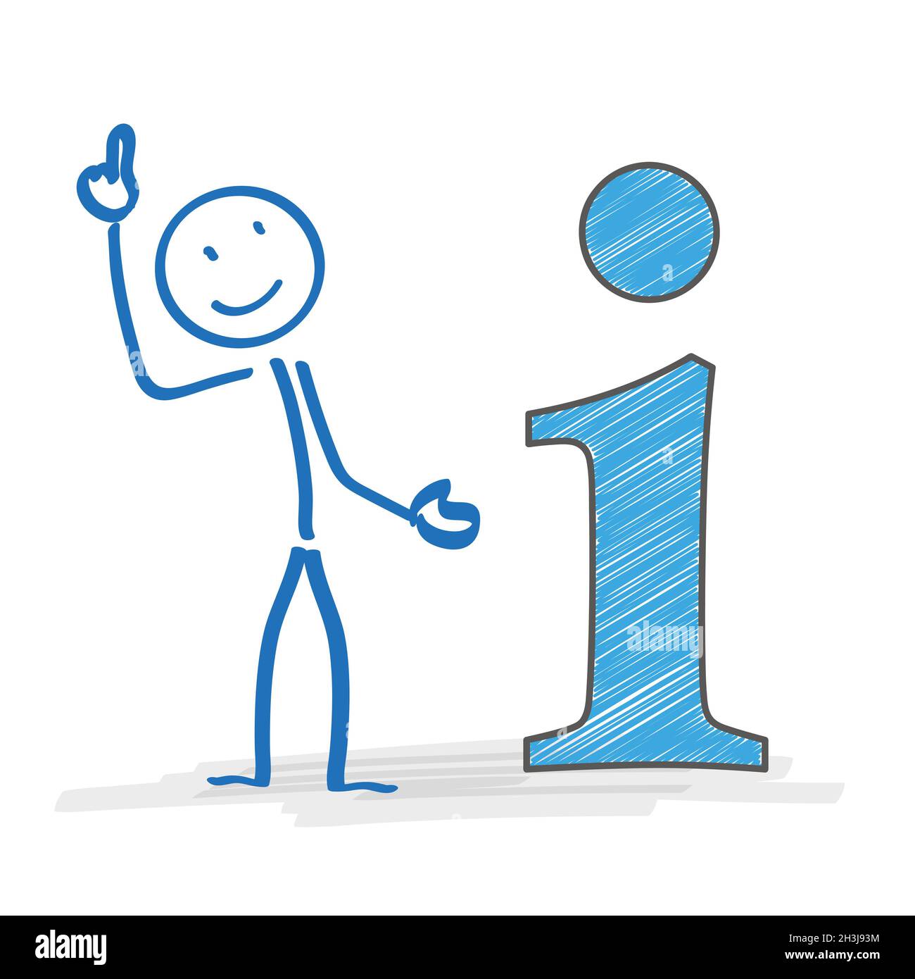 Stickman-Info Stockfoto Stickman-Info Stockfoto