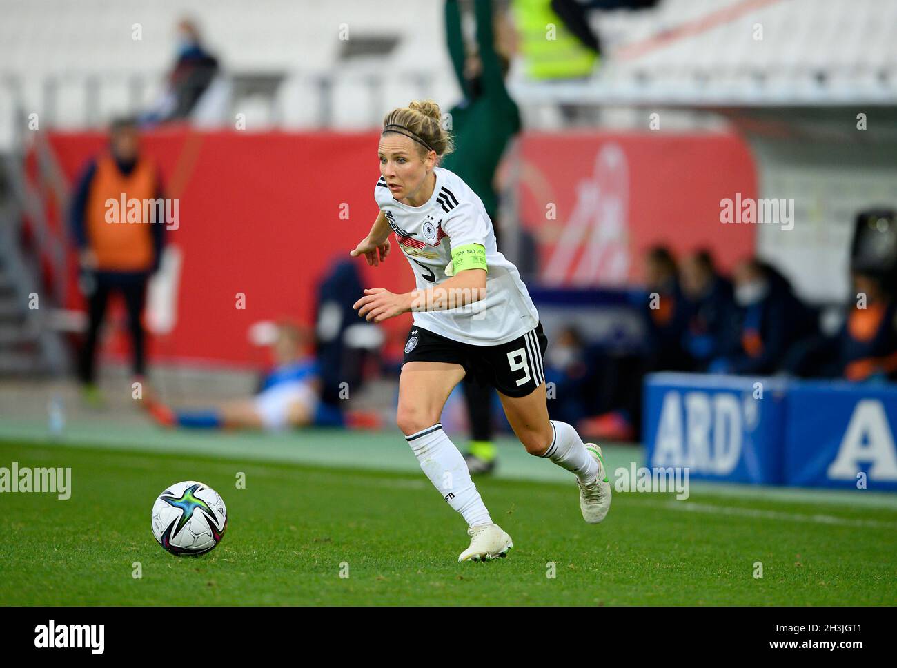 Svenja HUTH (GER) Action, Fußball-Laenderspiel-Frauen, WM-Qualifikation, Deutschland (GER) - Israel (ISR) 7: 0, am 26. Oktober 2021 in Essen/Deutschland. Â Stockfoto