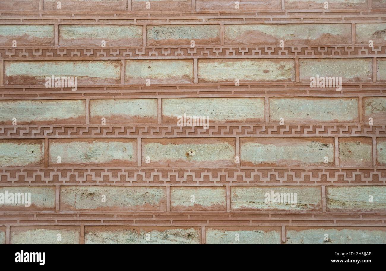 Alte arabische Wandtextur Hintergrund Stockfoto
