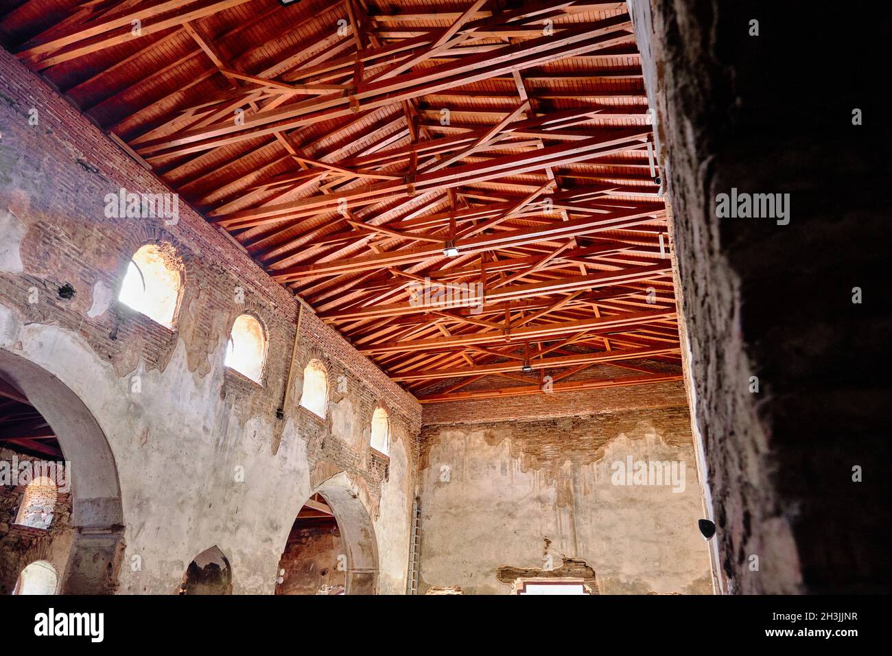 Im Inneren der hagia sophia-Moschee in iznik. Stockfoto