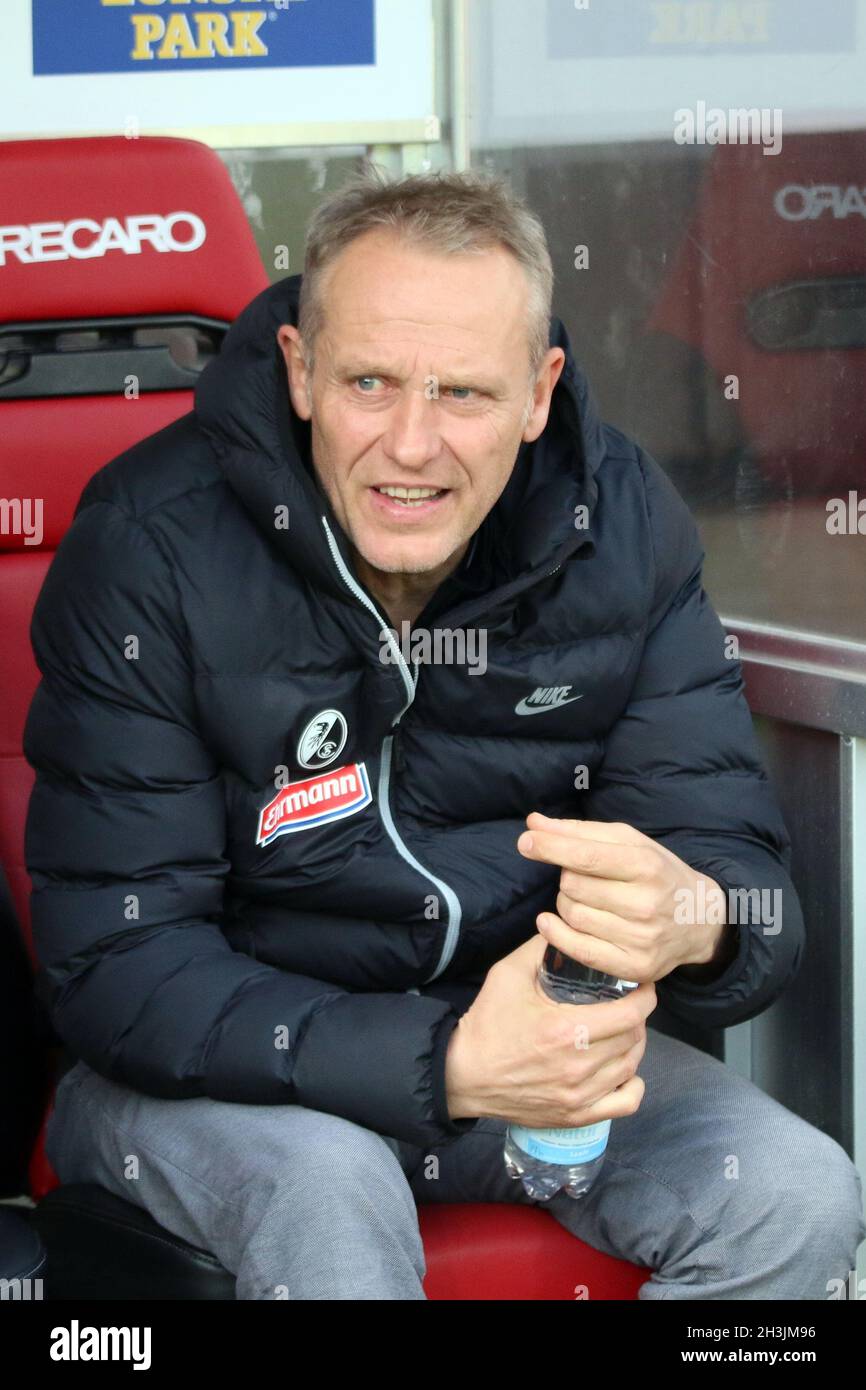 Christian Streich, Trainer SC Freiburg Stockfoto