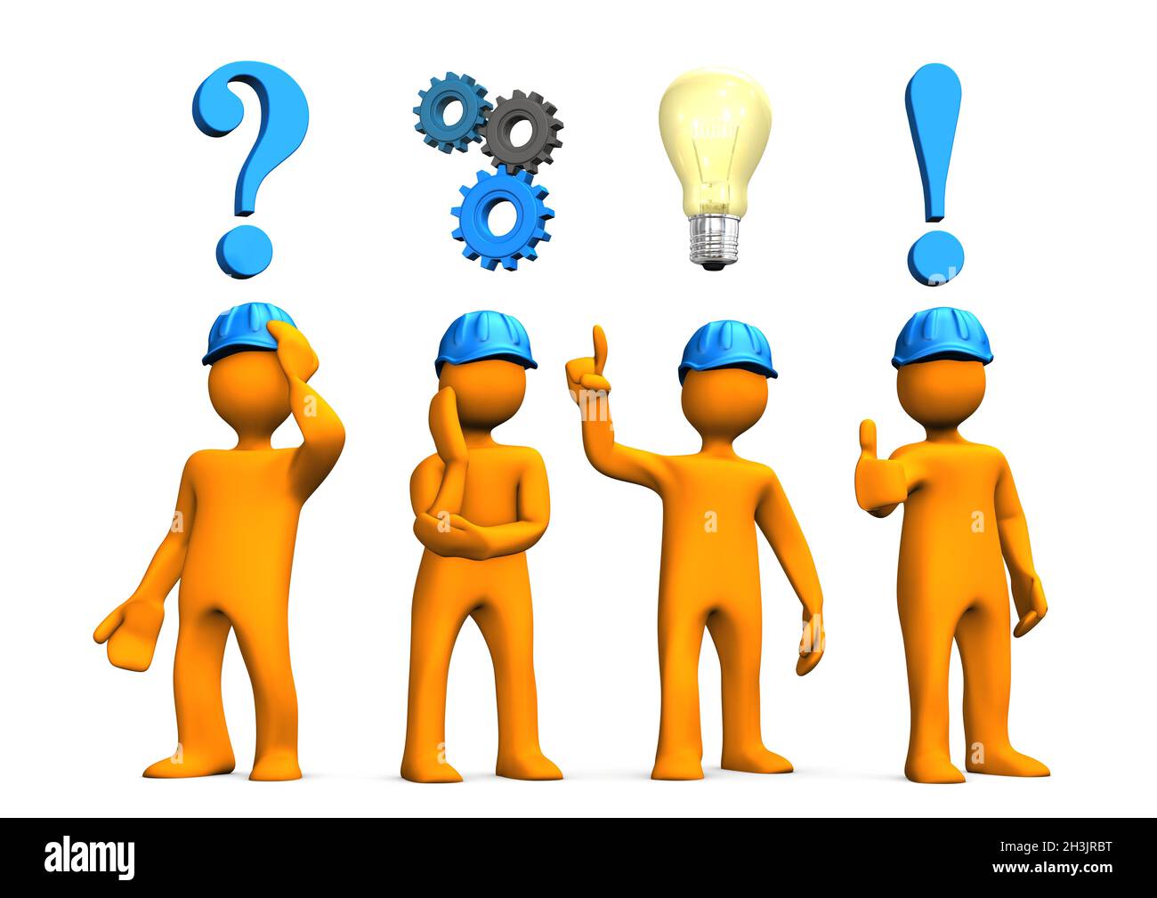 Planungskonzept Für Ingenieure Stockfoto