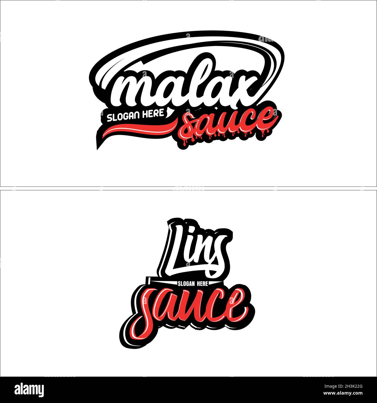 Wortmarke Marke Kleidung Business Logo Design Stock Vektor