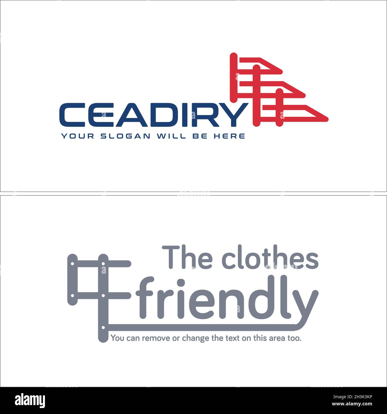 Buchstabe F Business Branding Kleidung Logo Design Stock Vektor