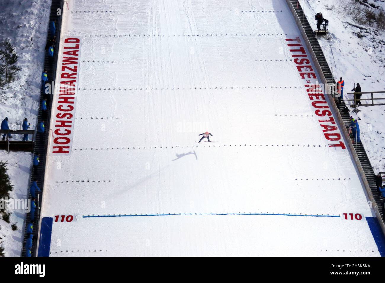 FIS Weltcup Skisprung 17-18, Neustadt, Teamwettbewerb Stockfoto