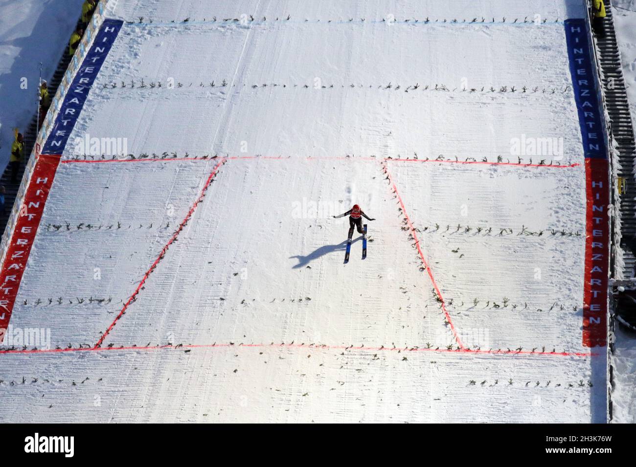 FIS World Cup Skisprung Frauen - Individualwettbewerb Stockfoto