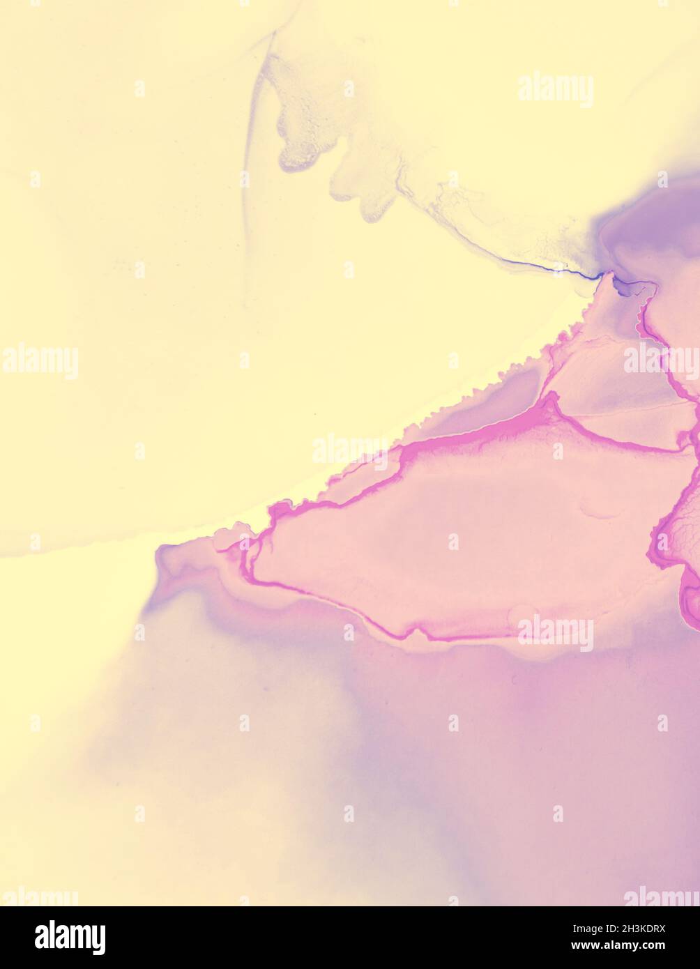 Design Für Hochzeitseinladungsfeiern. Gelbe Pastel Flow-Flüssigkeit. Stockfoto