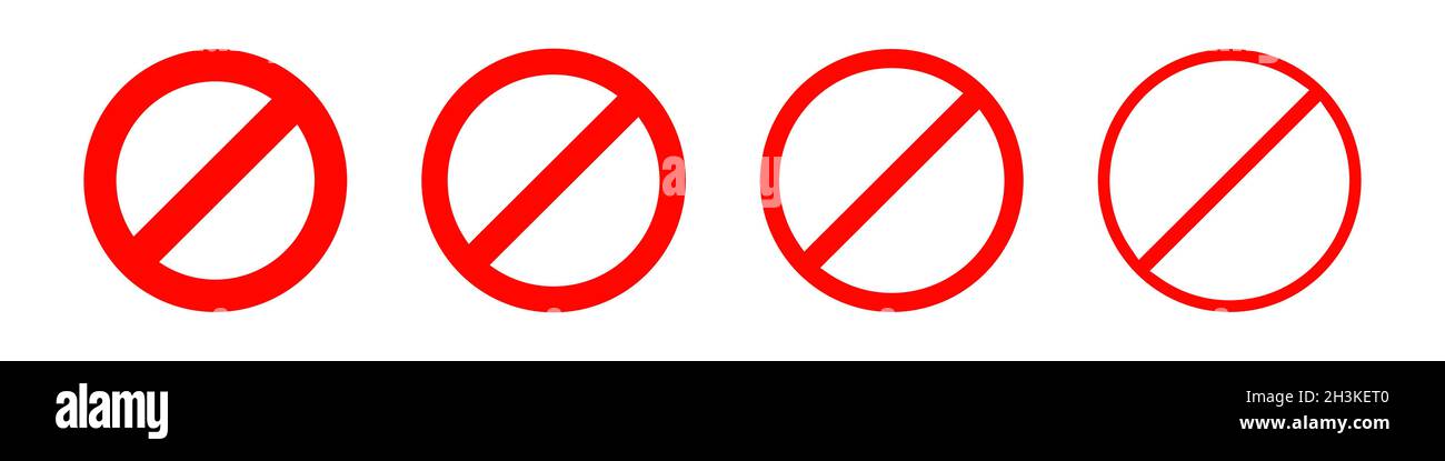 Stoppschild Symbol einfaches Design Stock Vektor