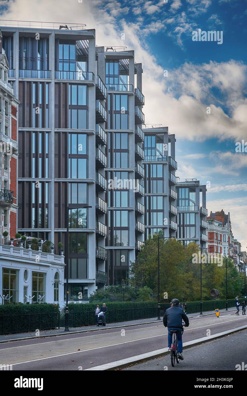 Ein Hyde Park Wohnapartment Knightsbridge, Stockfoto