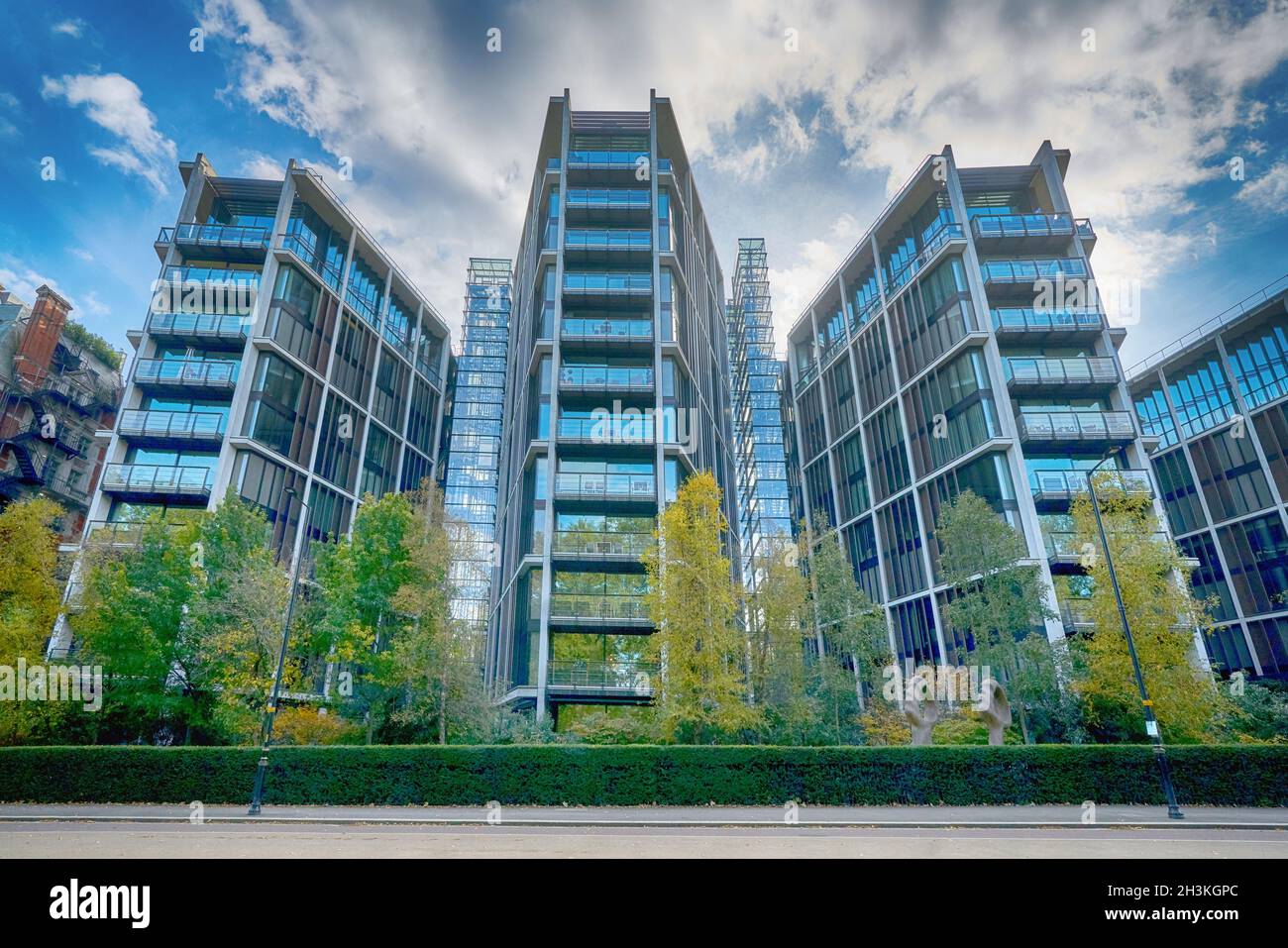 Ein Hyde Park Wohnapartment Knightsbridge, Stockfoto