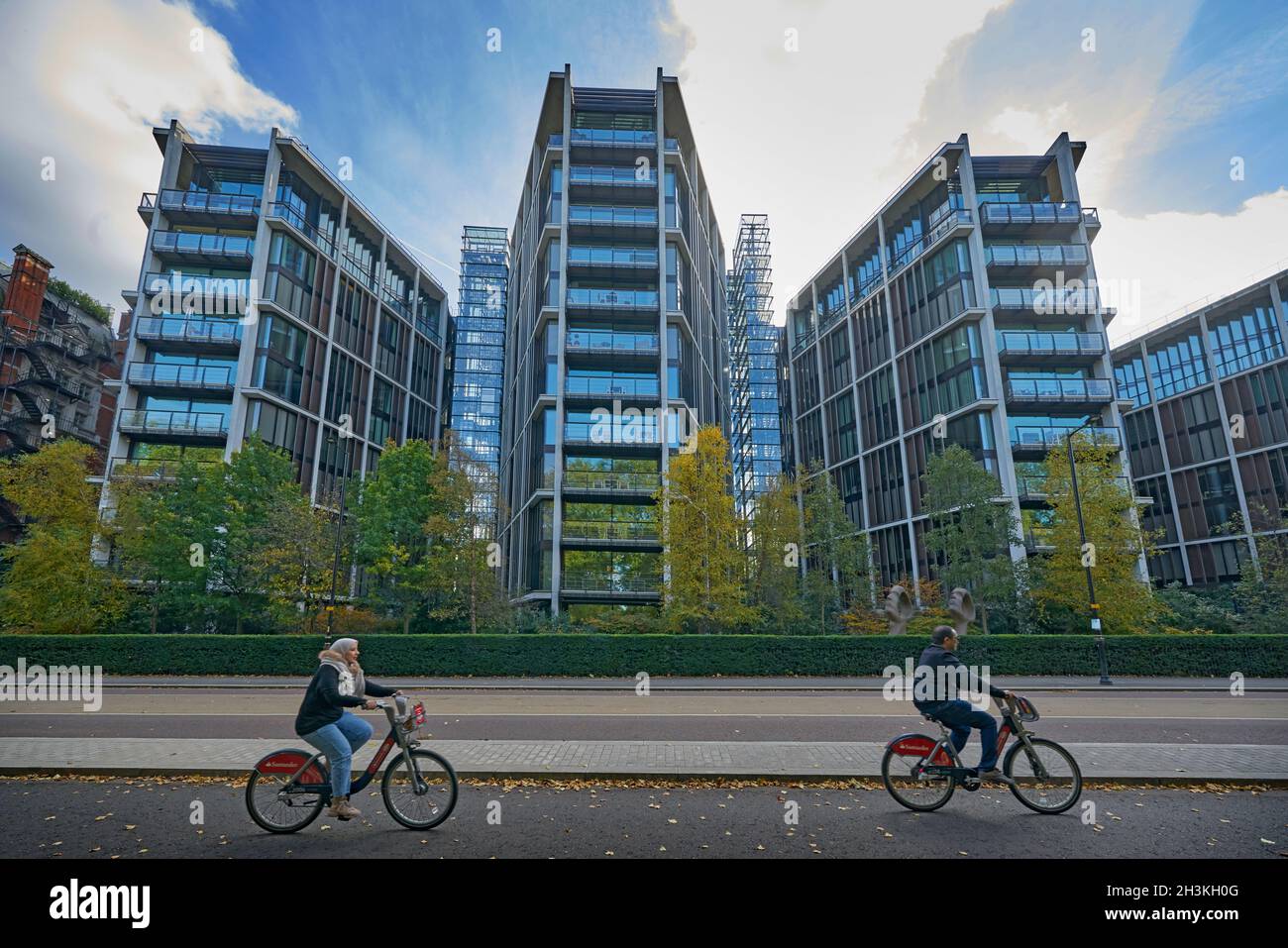Ein Hyde Park Wohnapartment Knightsbridge, Stockfoto