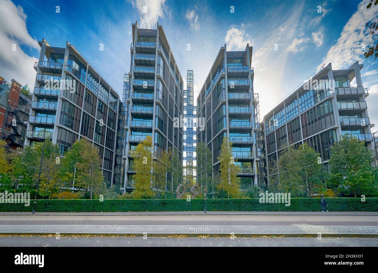 Ein Hyde Park Wohnapartment Knightsbridge, Stockfoto