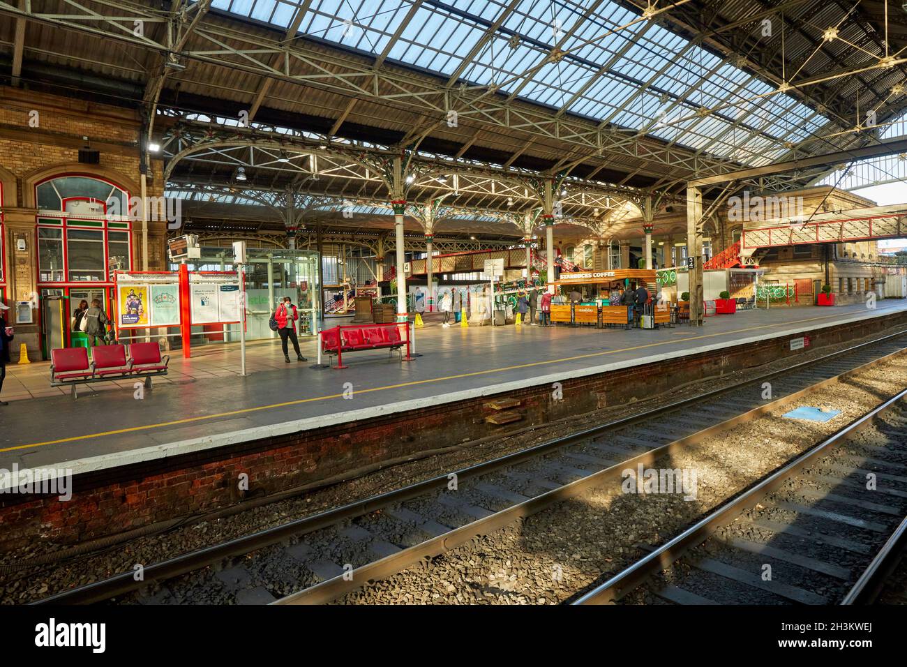 Preston Railway Station Preston Lancashire England Großbritannien Stockfoto