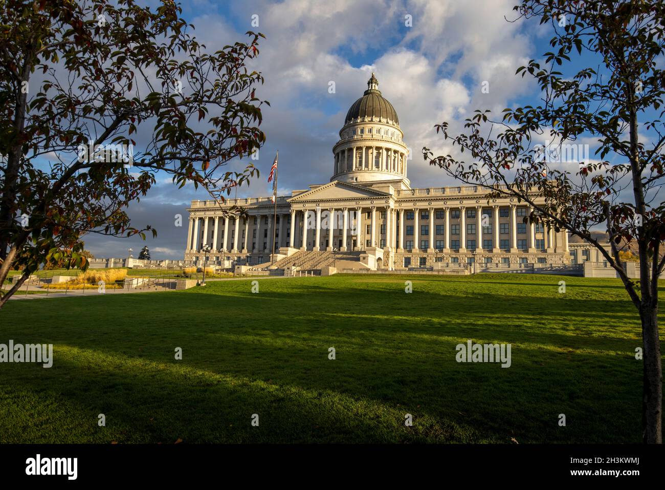 Utah State Capitol Gebäude in Salt Lake City Utah. Stockfoto