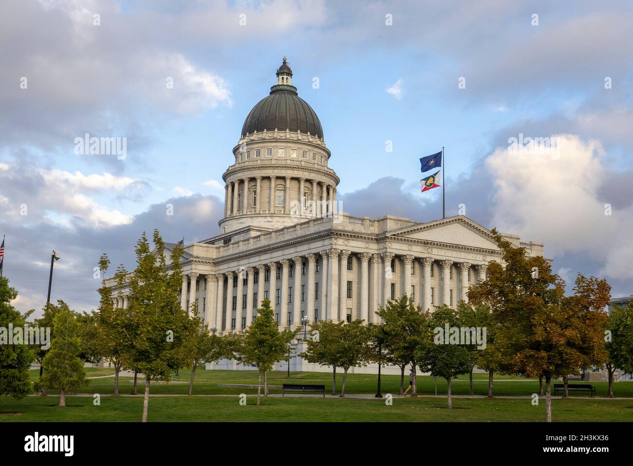 Utah State Capitol Gebäude in Salt Lake City Utah. Stockfoto