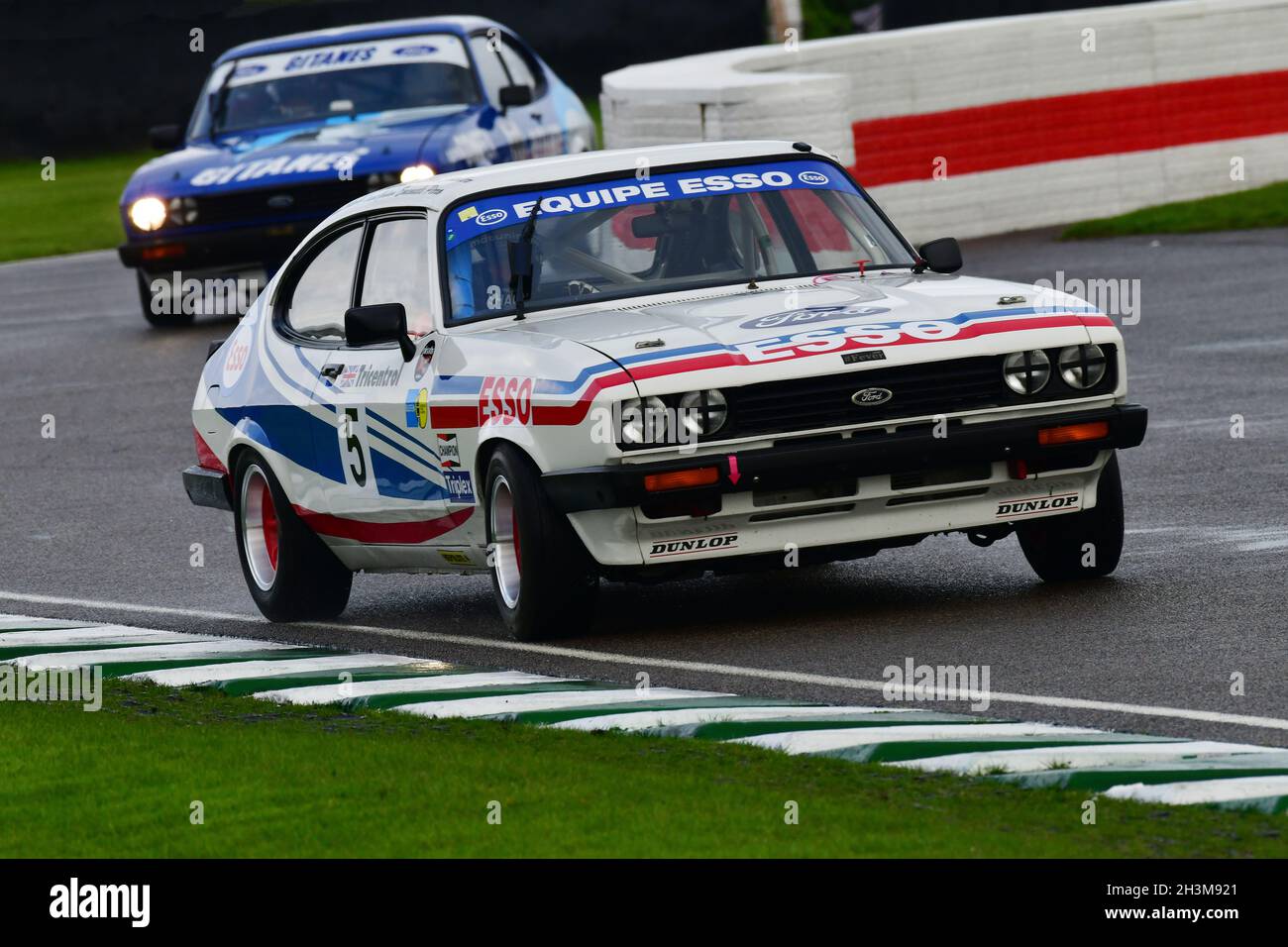 Shaun Hollamby, Ford Capri III 3 Liter S, Gerry Marshall Trophy, Gruppe 1 Limousine Autos, die in den Jahren zwischen 1970 und 1982 gefahren wurden, bestehend aus o Stockfoto