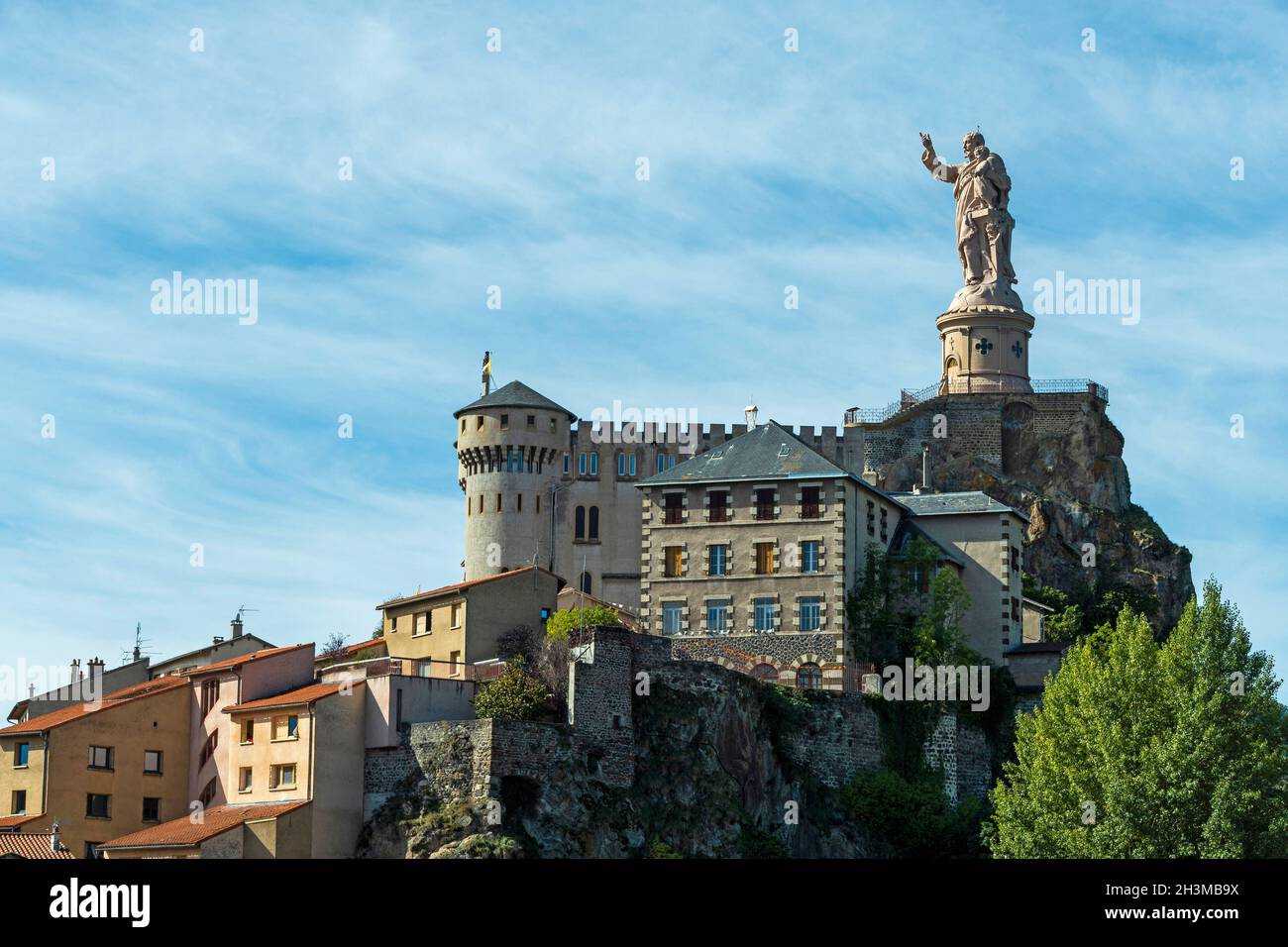 Espaly Saint Marcel, Wallfahrtskirche St. Joseph de Bon Espoir in der Nähe von le Puy en Velay, Departement Haute Loire, Auvergne Rhone Alpes, Frankreich Stockfoto
