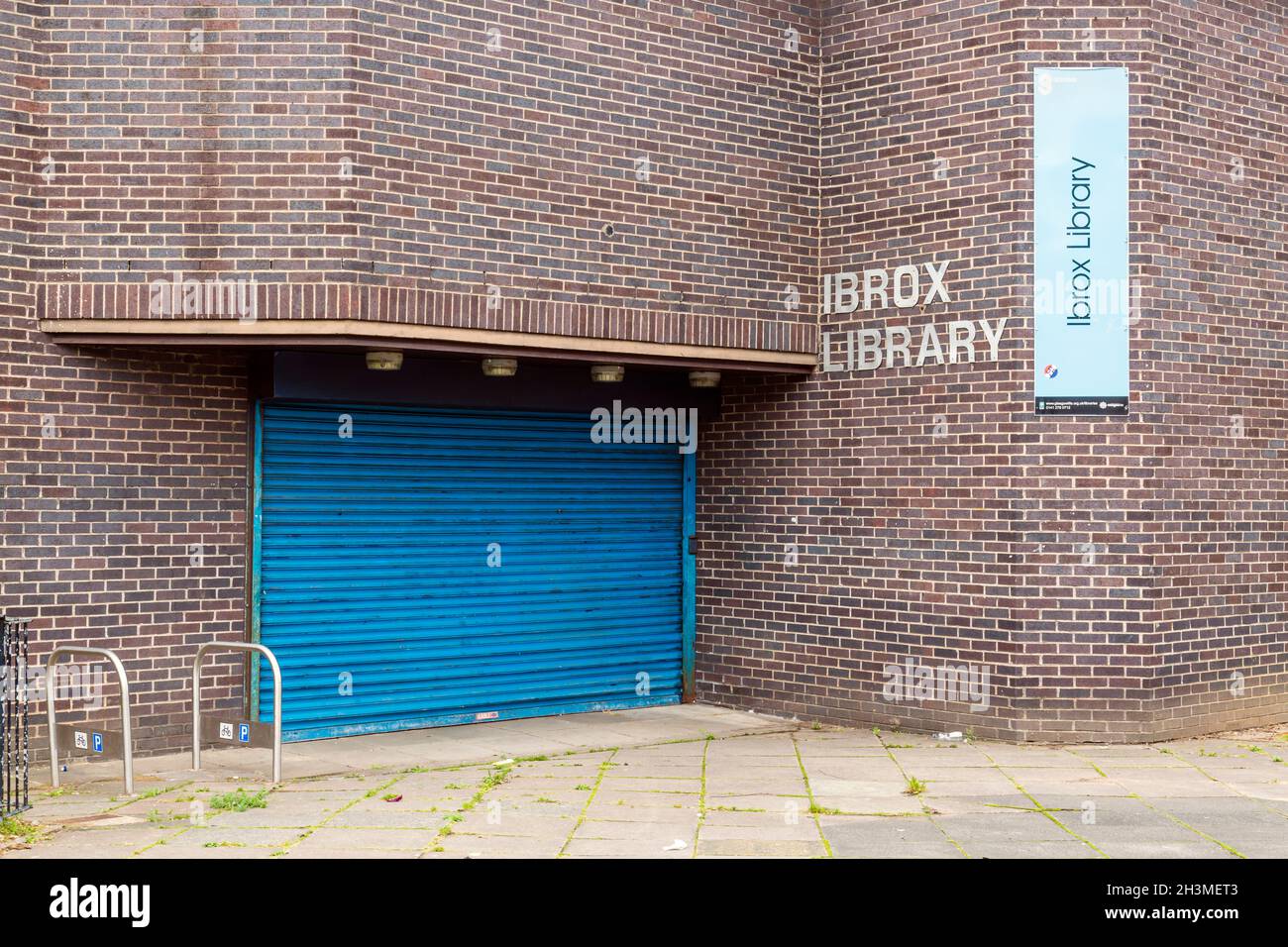 Ibrox Library, Midlock Street, Glasgow, Schottland, Großbritannien, Europa Stockfoto