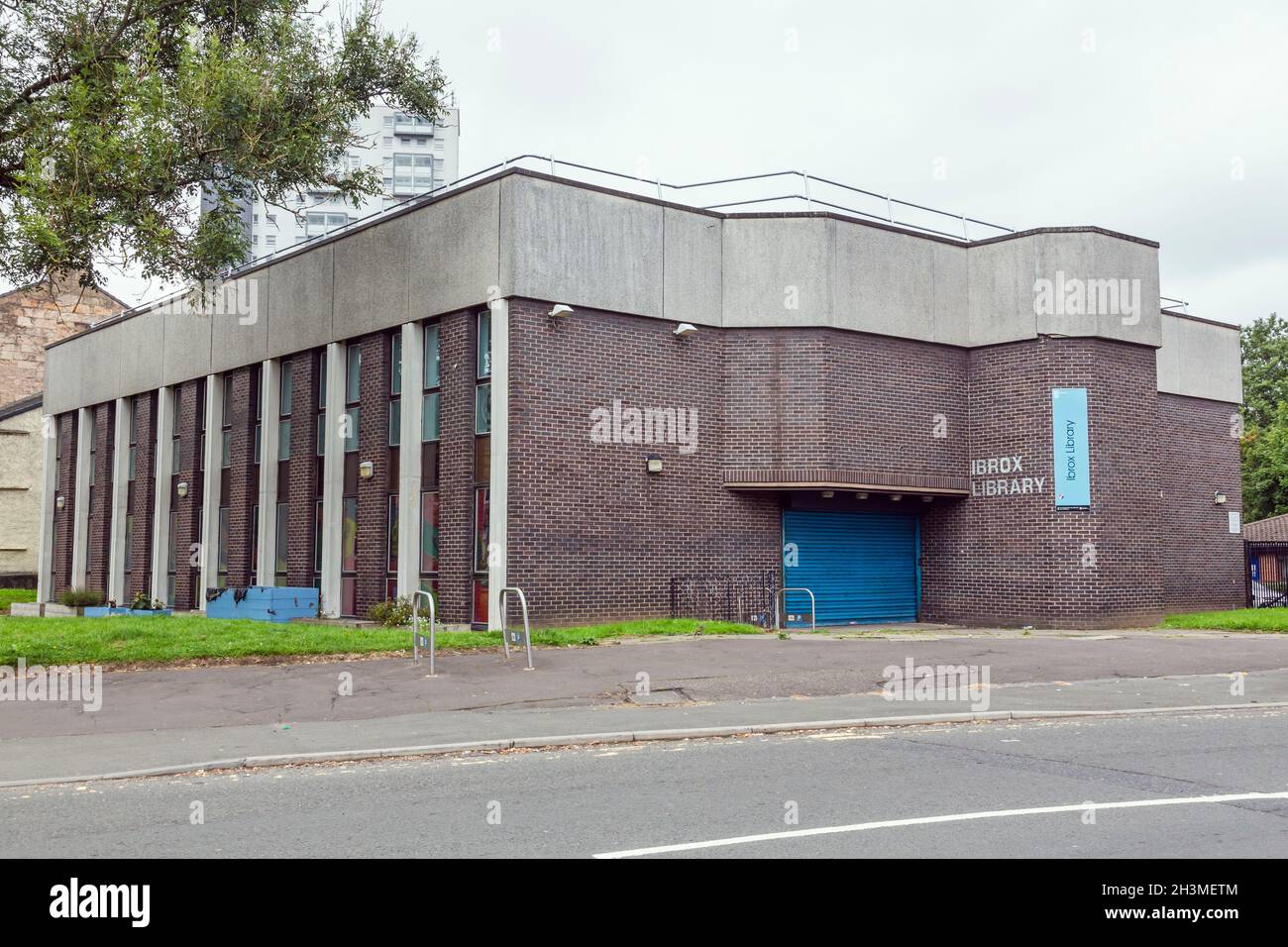 Ibrox Library, Midlock Street, Glasgow, Schottland, Großbritannien, Europa Stockfoto