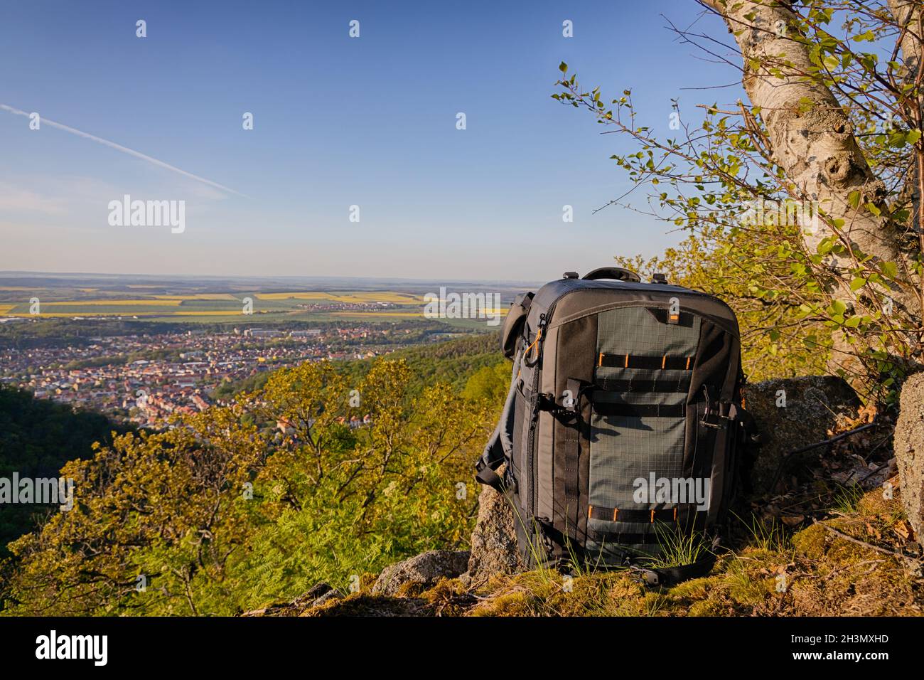 Erleben Sie Naturwanderungen im Harz-Bode-Tal Stockfoto