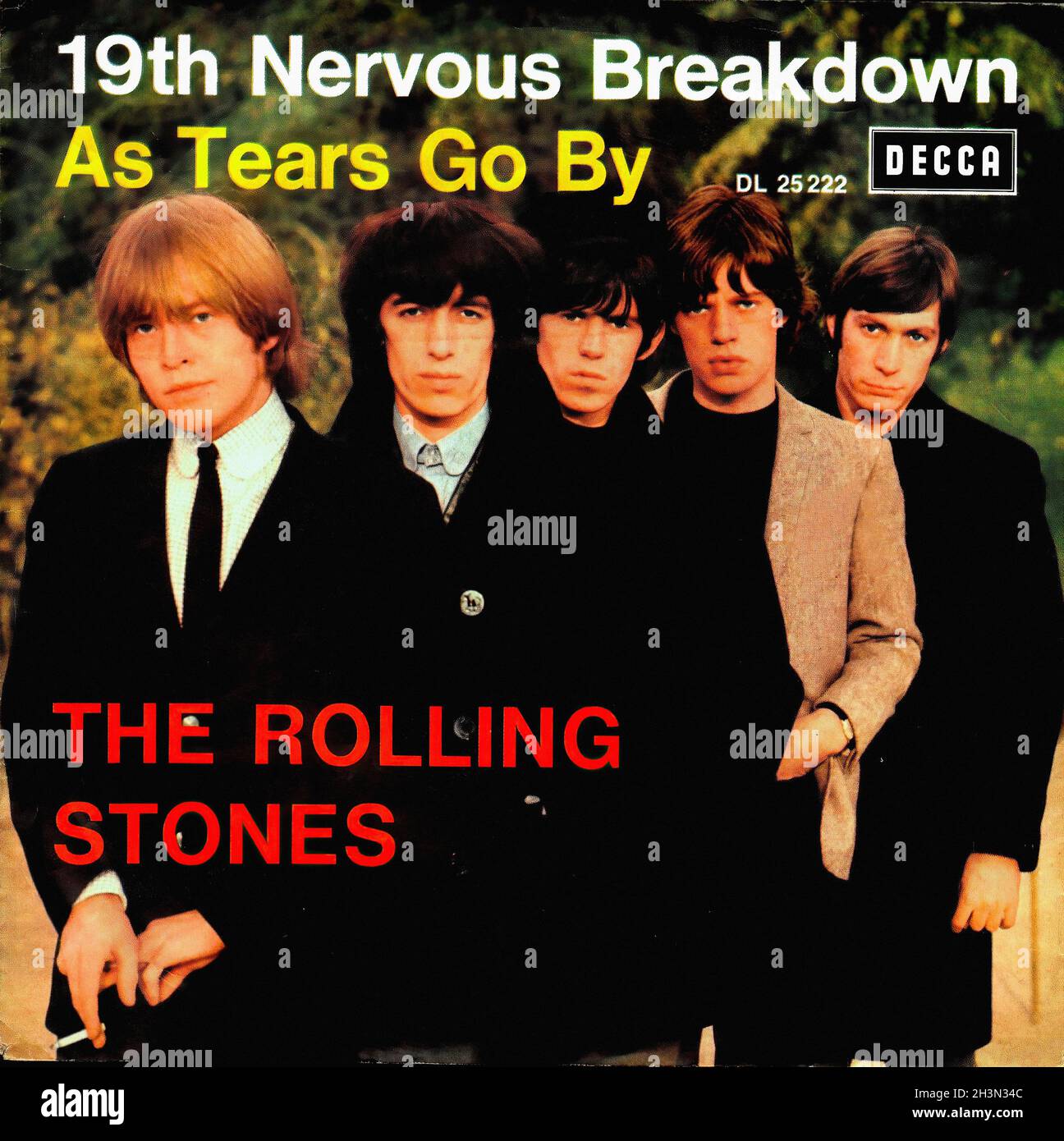 Vintage Vinyl Recording - Rolling Stones, The - 19th Nervous Breakdown - D  - 1965 Stockfotografie - Alamy