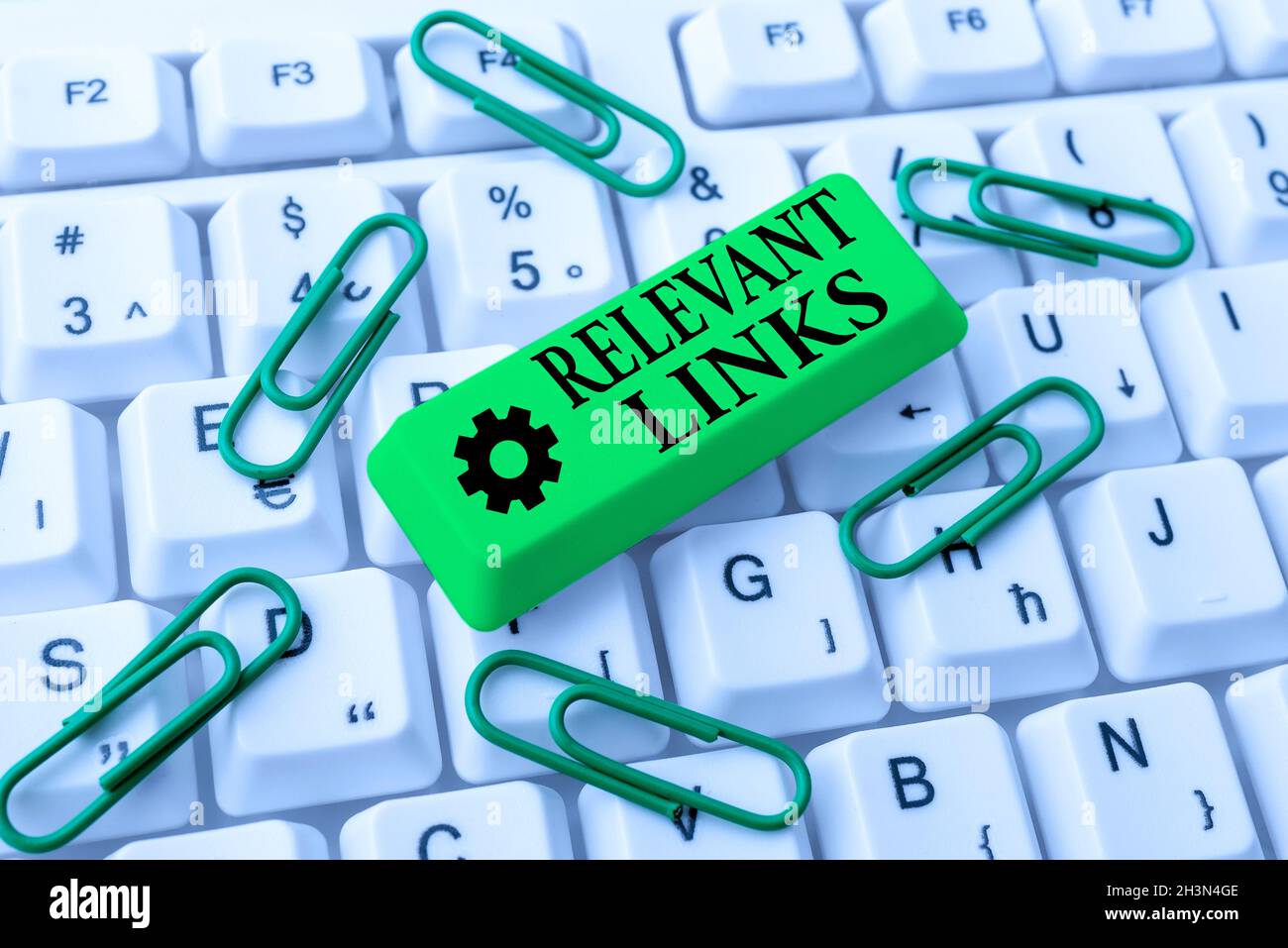 Textunterschrift mit relevanten Links. Konzeptionelle Foto signifikante Websites für ein bestimmtes Thema assoziiert Abstract Office Typing Jobs, Schreibschrift Stockfoto