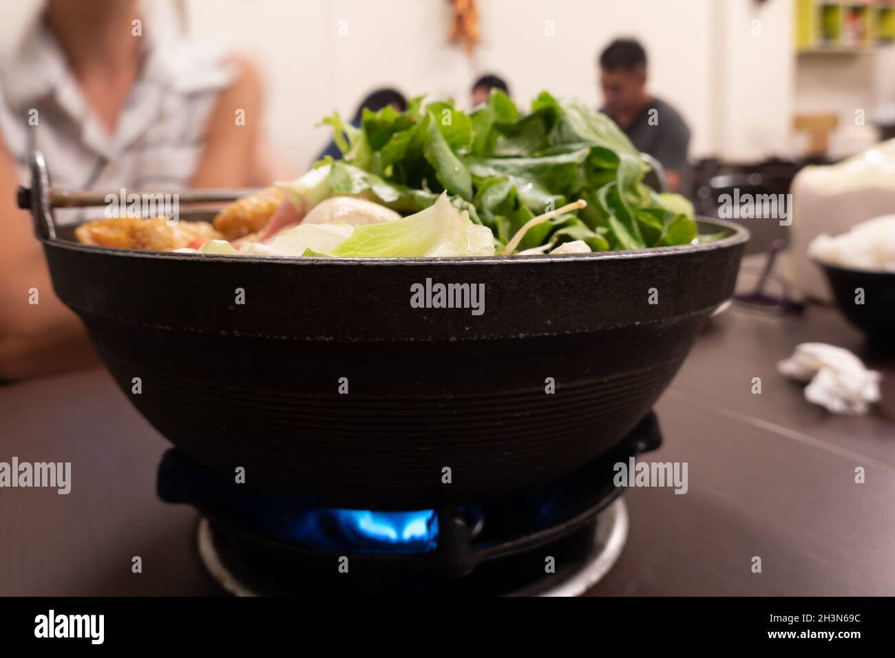 Taiwanesischer kleiner Hot Pot Stockfoto