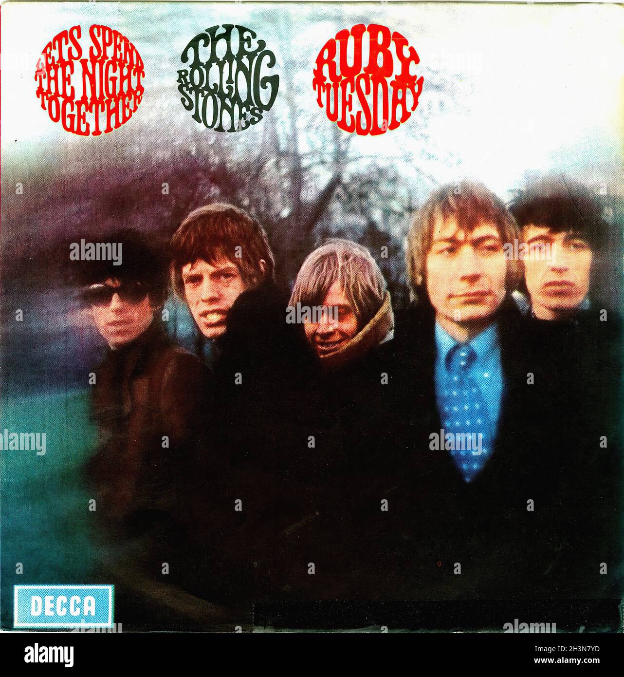 Vintage Vinyl Recording - Rolling Stones, The - Let's Spend the Night Together - Italien - 1967 02 Stockfoto