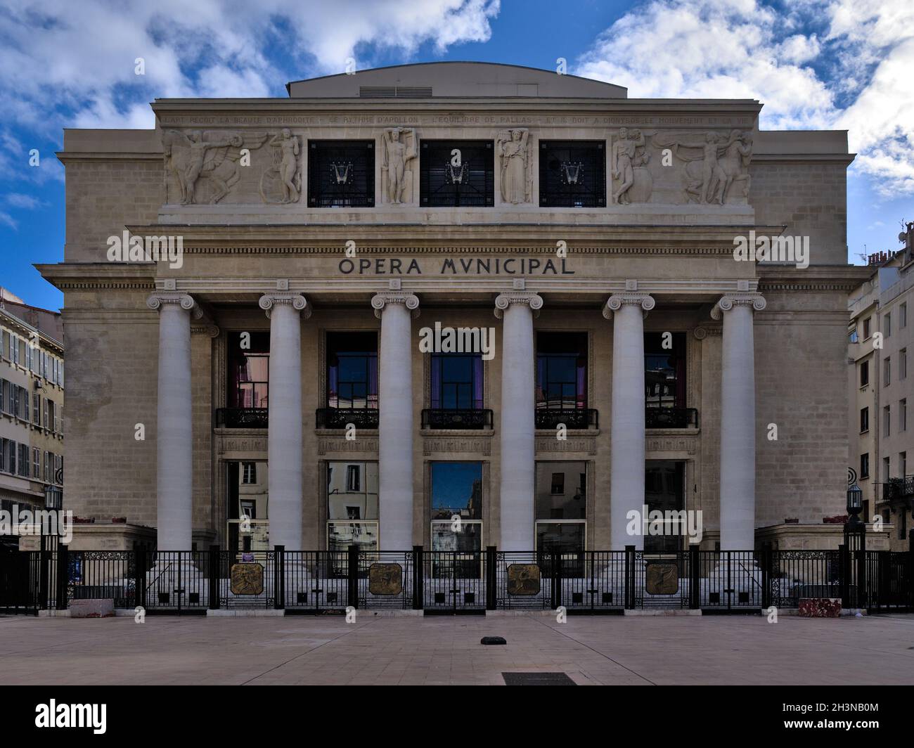 Opera Municipal - Opernhaus in Marseille. Frankreich Stockfoto