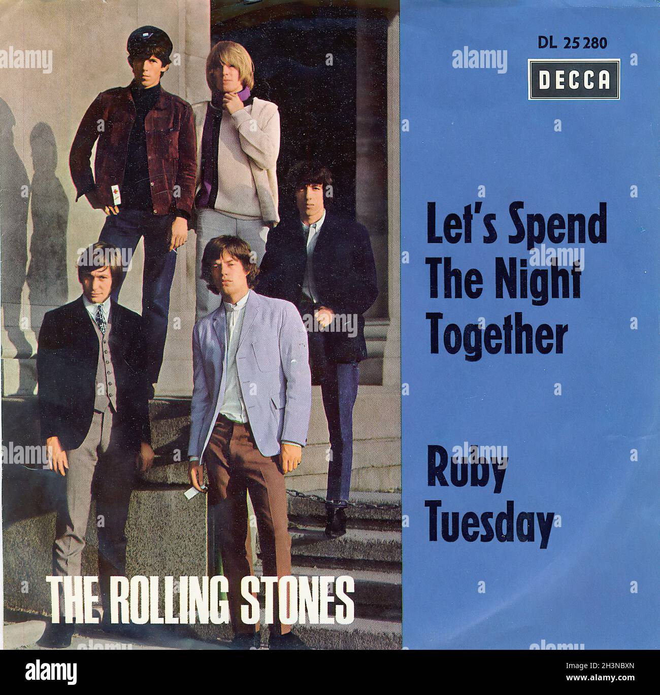 Vintage Vinyl Recording - Rolling Stones, The - Let's Spend the Night Together - D - 1967 03 Stockfoto