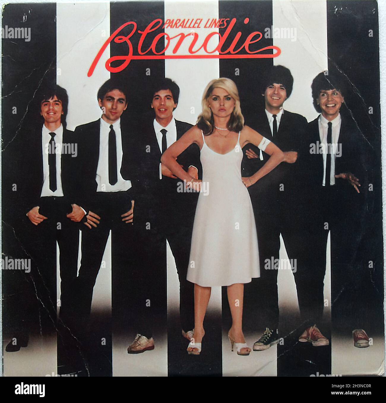 1978 Blondie Parallel Lines Schallplattenalbum Lp Sleeve Original Vintage Vinyl Debbie Harry Stockfoto