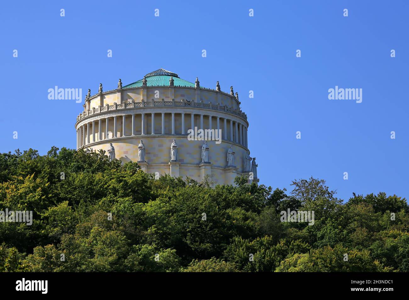Kelheim ist eine Stadt in Bayern mit vielen historischen Sehenswürdigkeiten Stockfoto