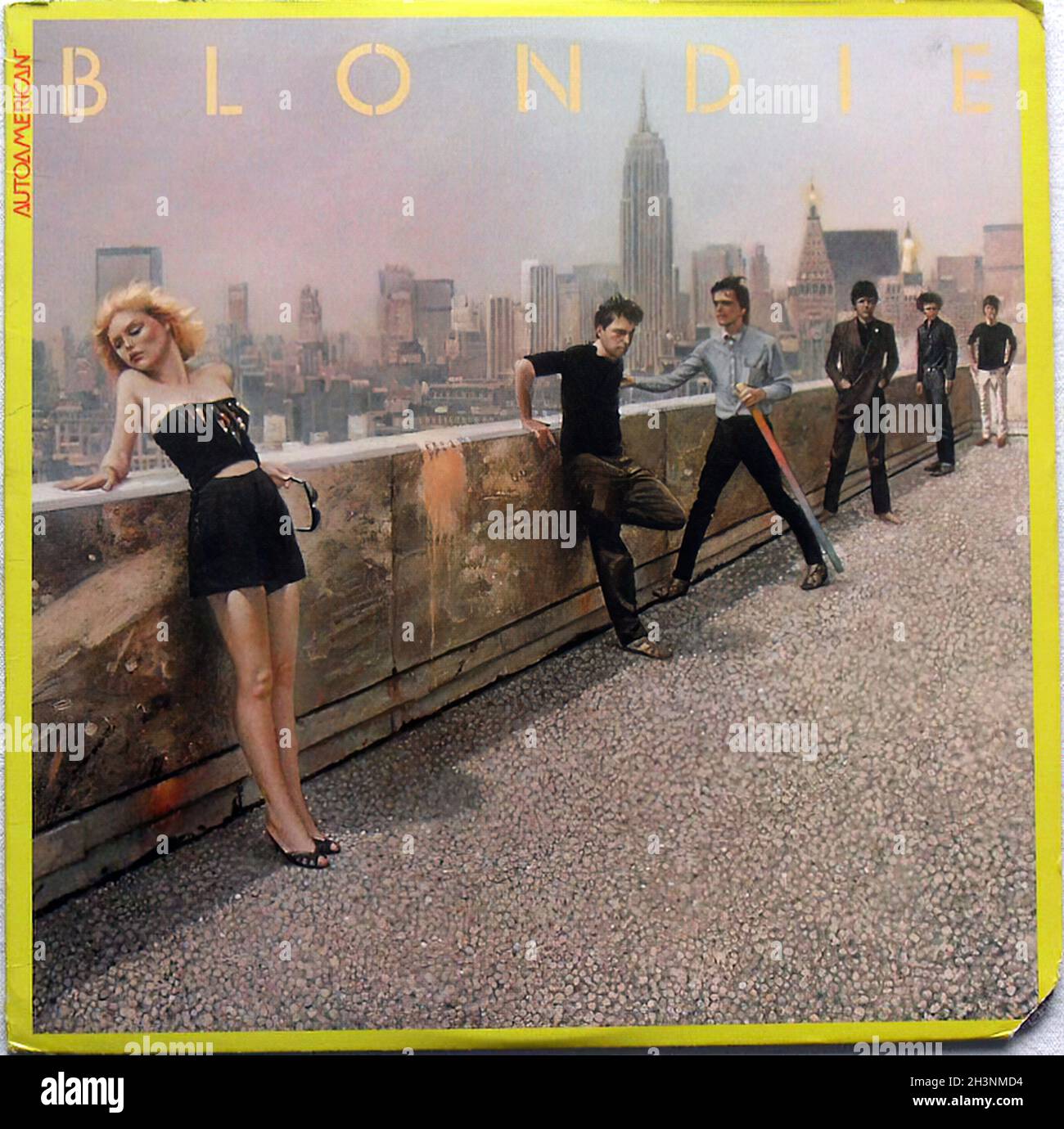 1980 Blondie Autoamerican Record Album LP Sleeve Original Vintage Vinyl Debbie Harry A Stockfoto